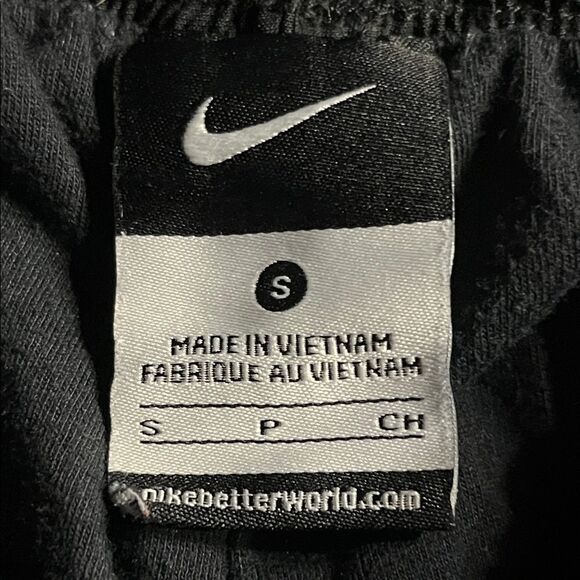 Nike Black Open Zip Ankle Nylon Jogger Size Small - Picture 2 of 10